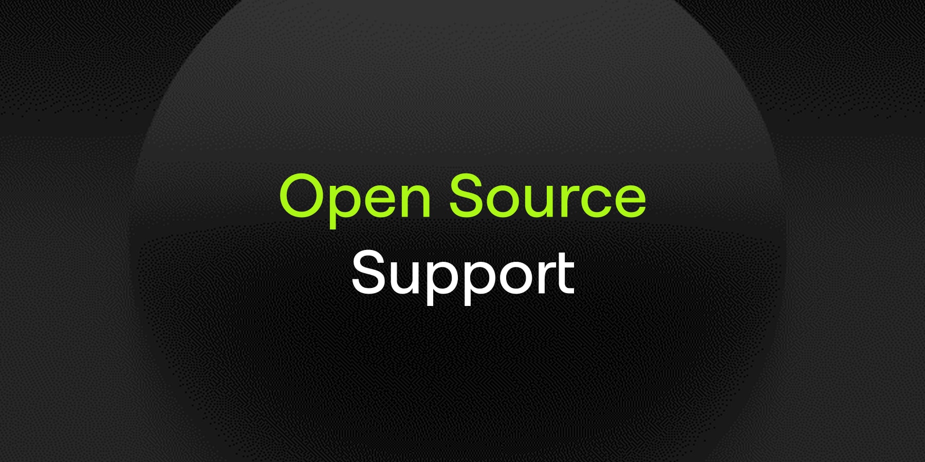 Open Source — support for public GitHub repos